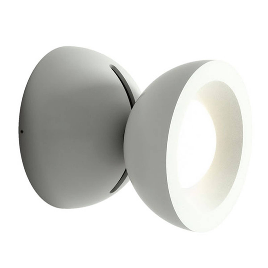 Axolight DoDot LED-vägglampa, vit 35°