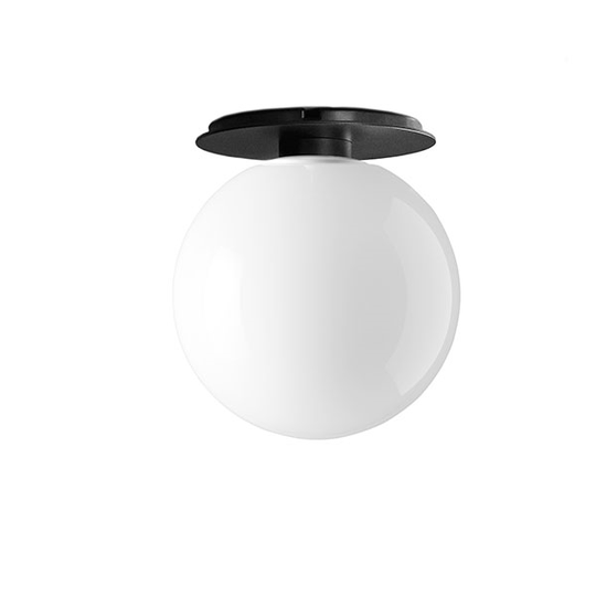MENU TR Vägglampa Svart Shiny Opal Glas
