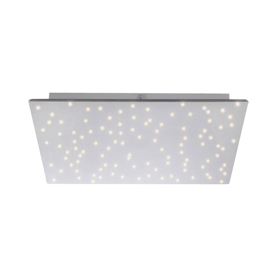 LED-taklampa Sparkle, justerbar vitfärg, 45x45 cm