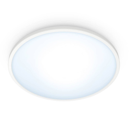 WiZ Super Slim LED-taklampa, 16 W, vit