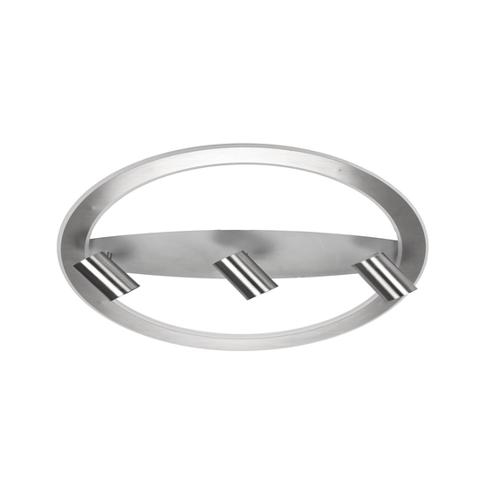 Lindby Berisha LED-taklampa 4 lampor nickel
