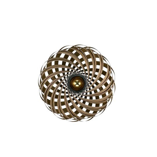 Gofurnit Veneria vägglampa, ek, Ø 50 cm