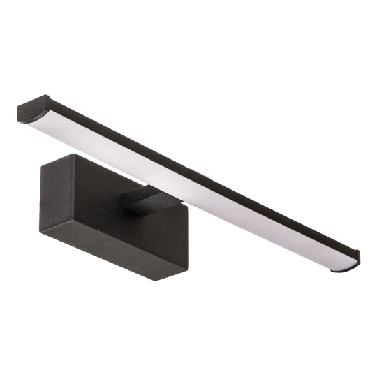 LED-vägglampa Nala, svart, bredd 30 cm