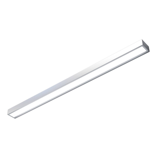 LED-vägglampa Mera, bredd 120 cm, alu, 4 000 K