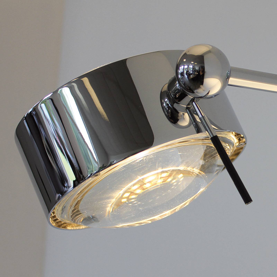 Vägglampa PUK SIDES, 1 ljuskälla 30 cm förkromad