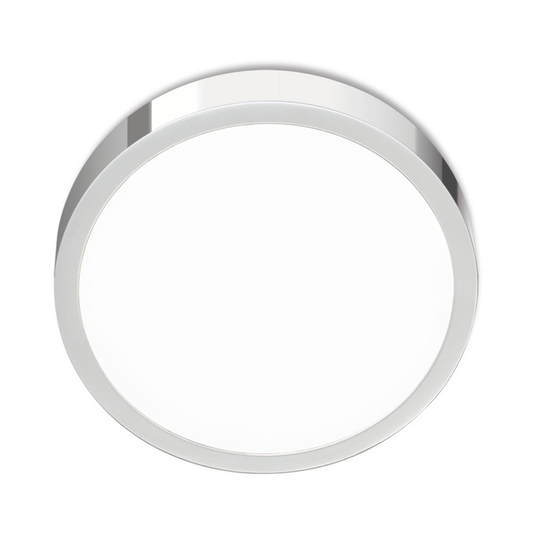 LED-taklampa Bully, krom 14 cm