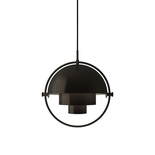 GUBI Multi-Lite Taklampa Svart Mässing Liten