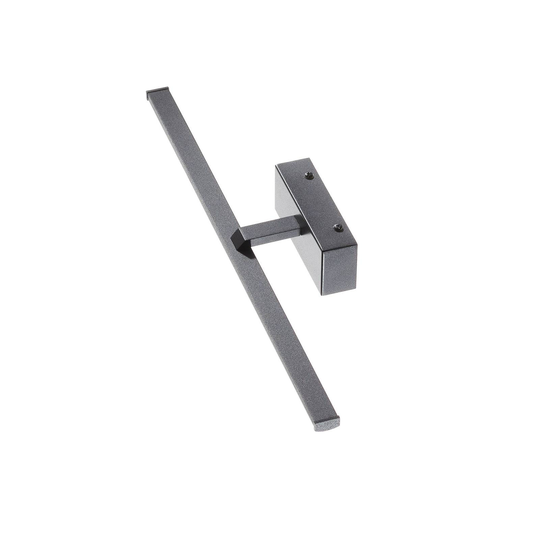 LED-vägglampa Nala, svart, bredd 50 cm