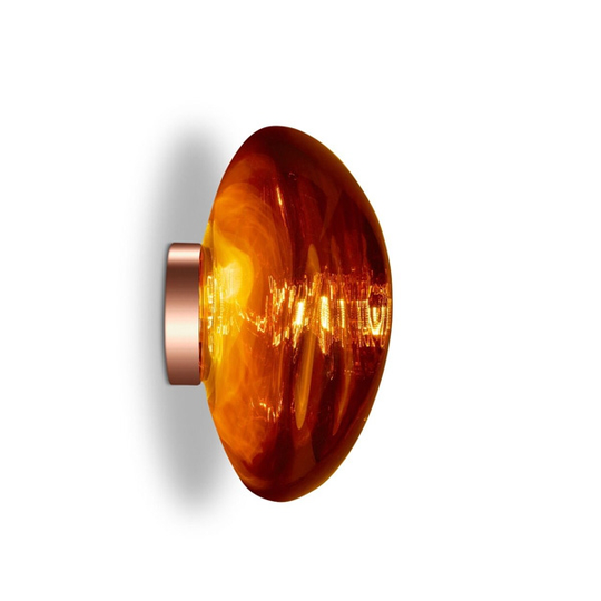Tom Dixon Melt Surface Vägg/Taklampa LED Koppar Stor