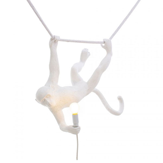 Seletti Monkey Hänglampa Taklampa Vit