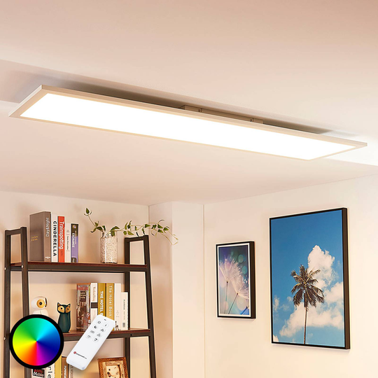 Arcchio Tinus LED-panel, RGB, 119,5 x 29,5 cm