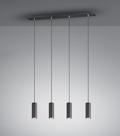 Marley Taklampa 4L GU10 Svart
