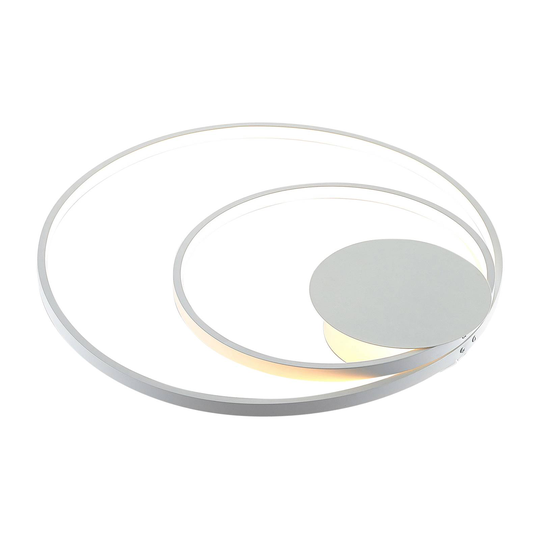 Lindby Nerwin LED-taklampa, rund, vit