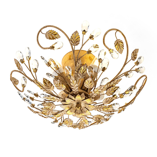 Taklampa Verdi i florentinerstil med LED-lampor