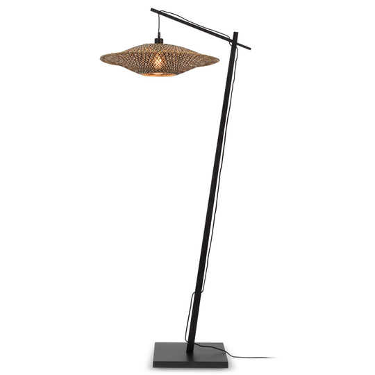 GOOD & MOJO Bali golvlampa stativ svart Ø60 cm