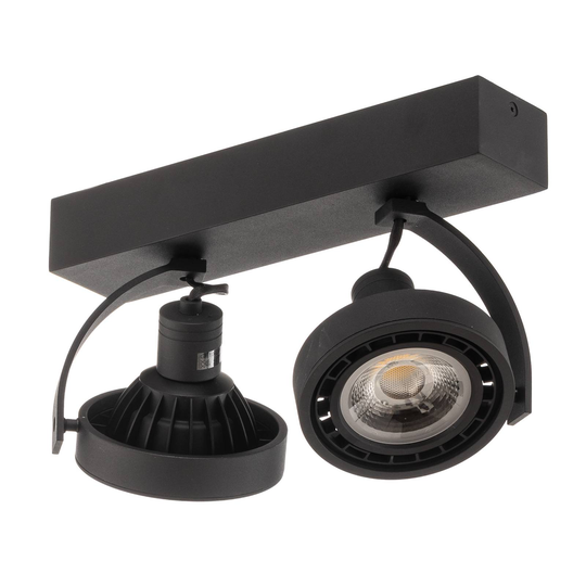 LED-takspotlight Dorian 2 lampor, dim to warm