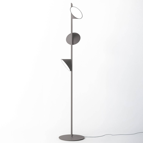 Axolight Orchid LED-golvlampa, mörkgrå