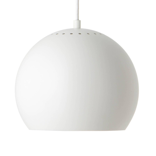 FRANDSEN Ball hänglampa, Ø 25 cm, matt vit