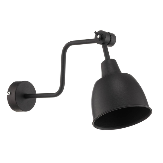 Vägglampa 990, 1 lampa, svart