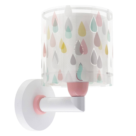Dalber Color Rain vägglampa med kabel och kontakt