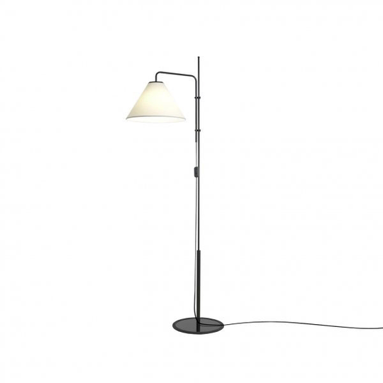 Marset Funicili Golvlampa Fabric Svart-Vit