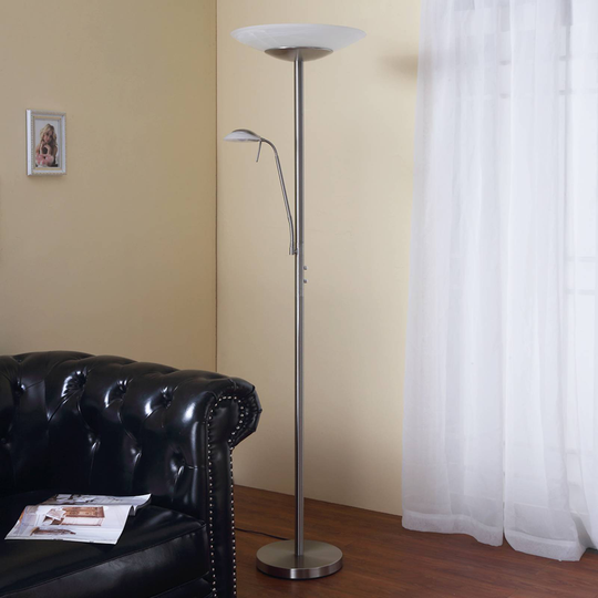 ELC Ioana LED-golvlampa med läskarm, dimbar