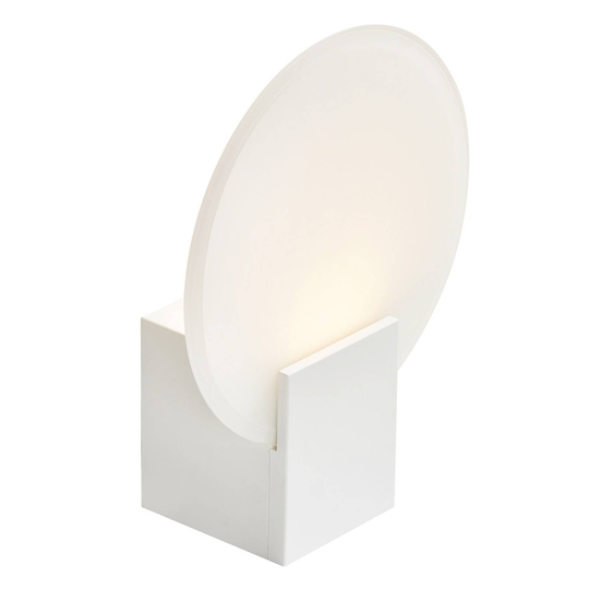 LED-vägglampa Hester, IP44, vit