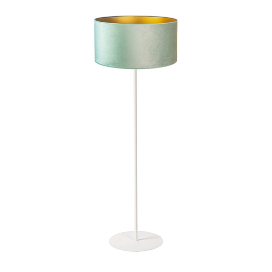 Golvlampa Golden Roller mynta/guld