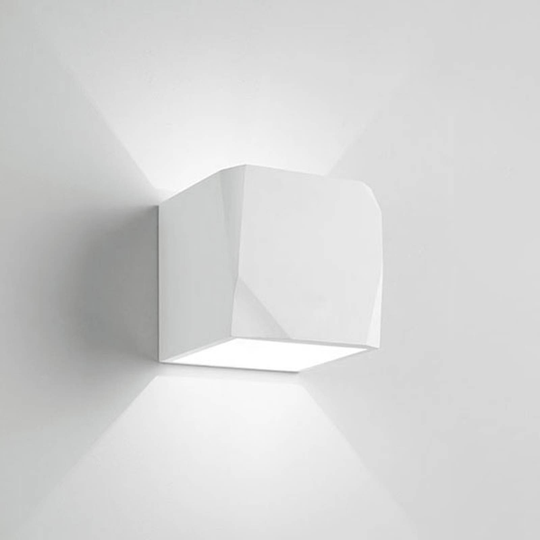 Vägglampa Opus av gips