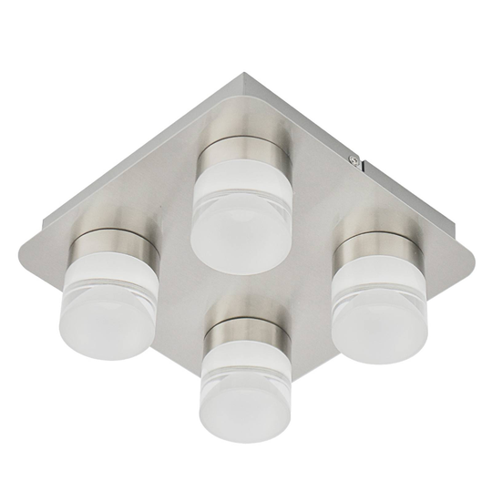 Taklampa Stefanie med fyra LED-ljuskällor