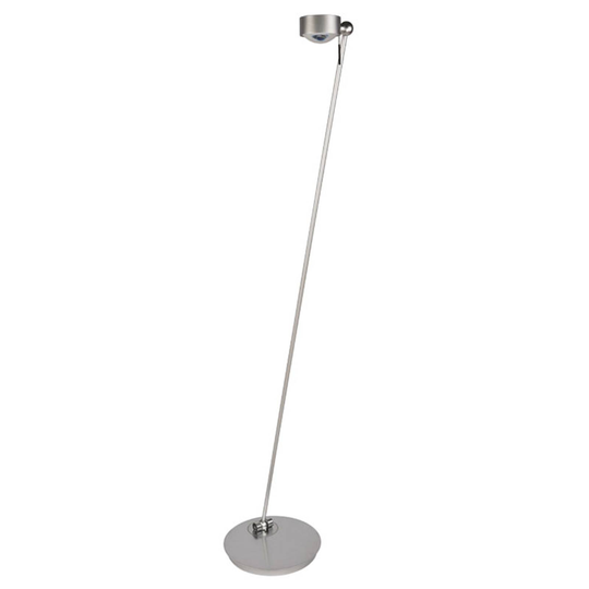 LED-golvlampa Puk Floor Mini Single nickel matt