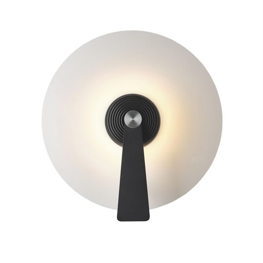 DCW Pan Vägglampa Svart/ Vit Ø44