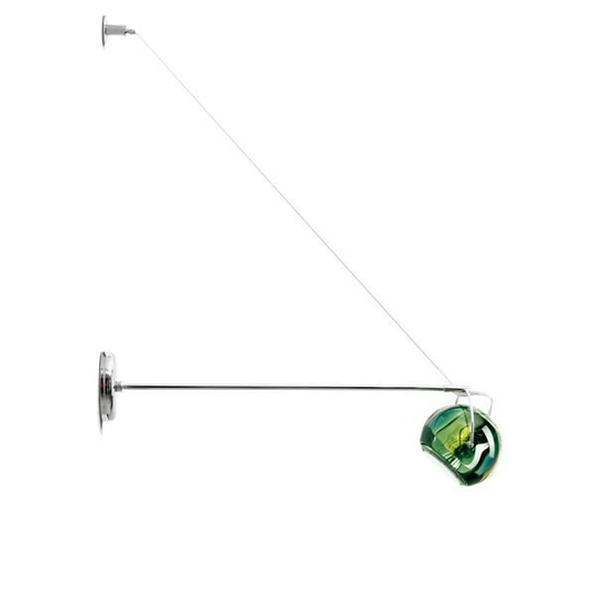 Fabbian Beluga Vägglampa På Arm Grön