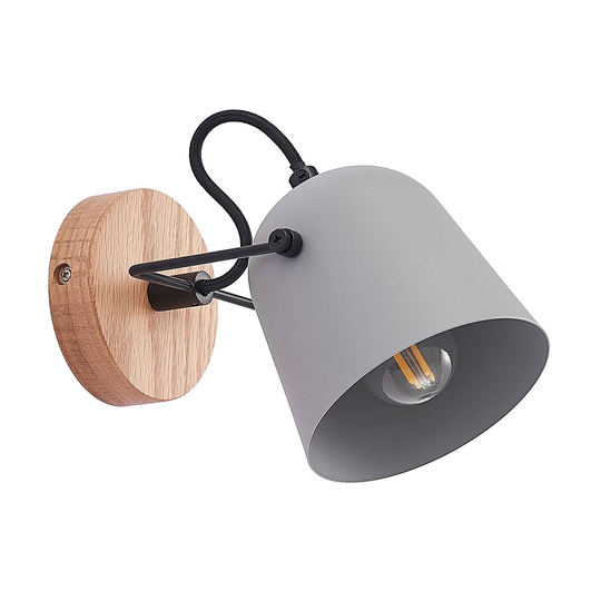 Lindby Adalin vägglampa, grå