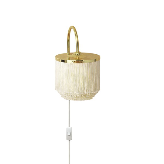 Warm Nordic Fringe Vägglampa Cream Vit