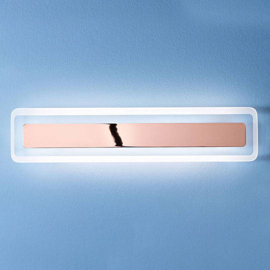 LED-vägglampa Antille koppar 61,4 cm