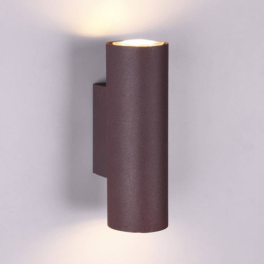 Vägglampa Marley 2 lampor rost