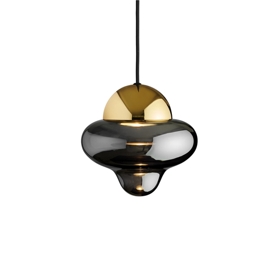 Design By Us Nutty Taklampa Rökfärgad/ Gold