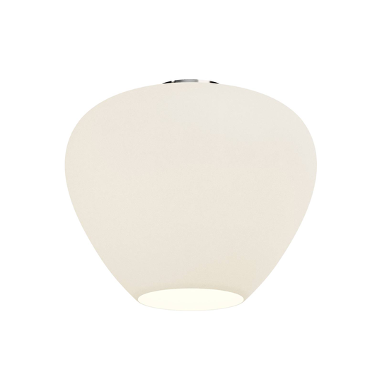 Glas-taklampa Bibiane, opalvit
