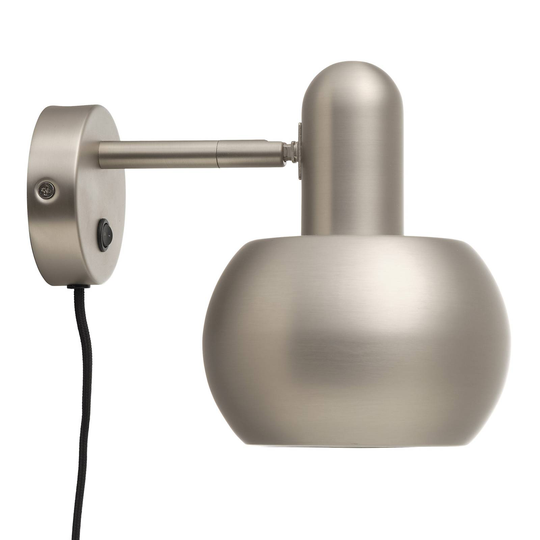 FRANDSEN BF20 vägglampa med kontakt, satin matt