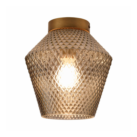Pauleen Crystal Sparkle taklampa, mässing/glas