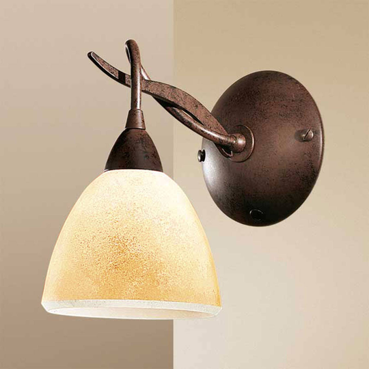 Vägglampa Samuele i lantstil, créme