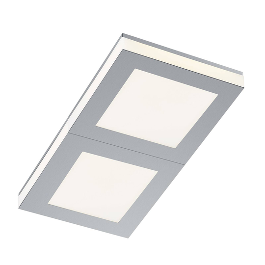 B-Leuchten Quadro LED-taklampa 42 x 22 cm