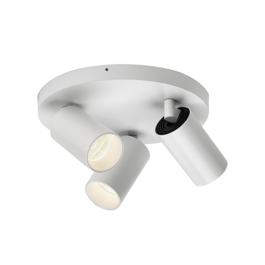 Astro Can 50 Triple Round Taklampa LED Matt Vit