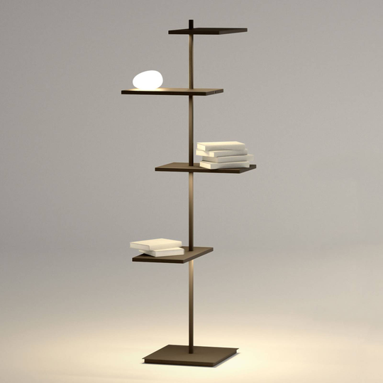Vibia Suite multifunktionell LED-golvlampa 133 cm