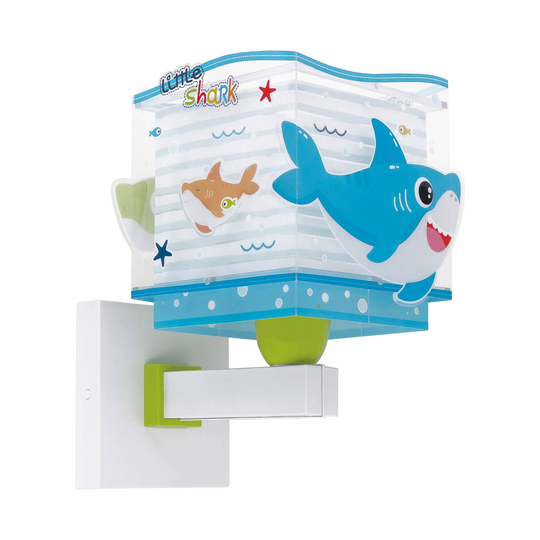 Dalber Little Shark vägglampa med havsmotiv