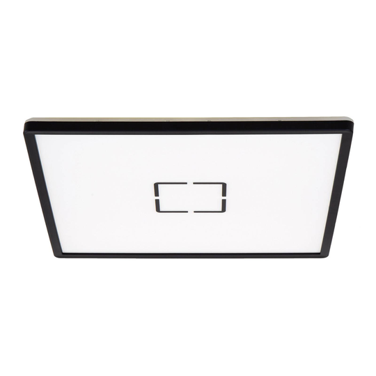 LED-taklampa Free, 42 X 42 cm, svart