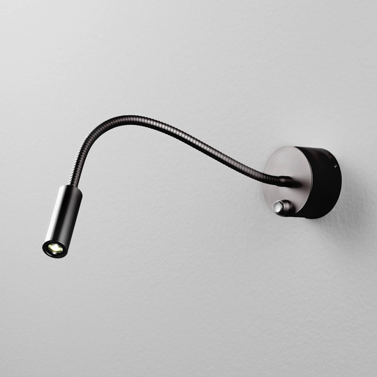 Egger Zooom T Flex LED-vägglampa 2 700 K, svart