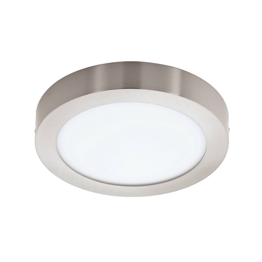 EGLO connect Fueva-taklampa rund 22,5 cm nickel
