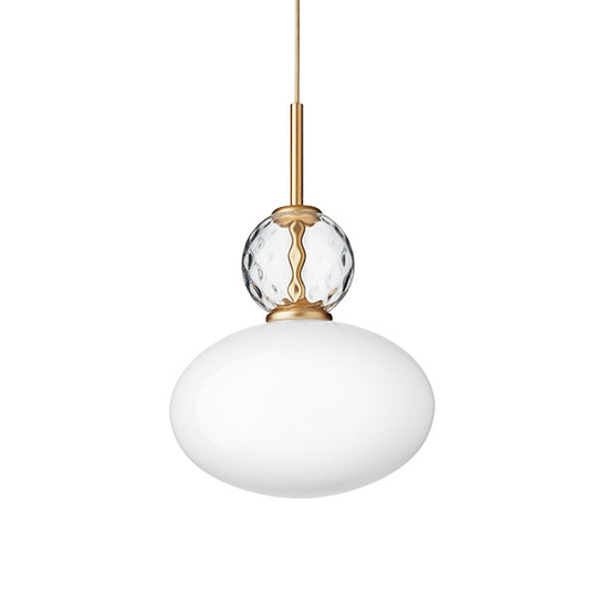 Nuura Rizzatto 32 Taklampa Opal/Mässing